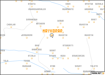 map of May Kʼorar