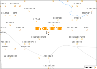 map of Maykoumbarwa