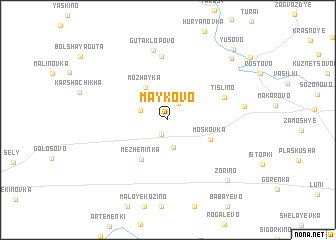 map of Maykovo