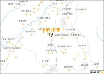 map of Maylene
