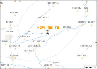 map of Mayli-Balta