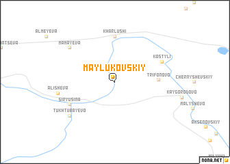 map of Maylukovskiy