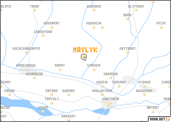 map of Maylyk