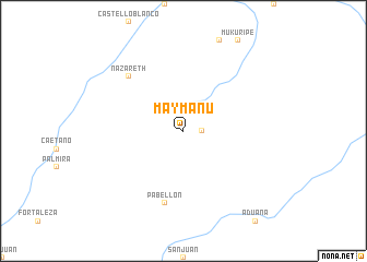 map of Maymanú