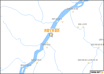 map of Mayman