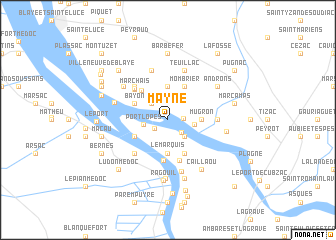 map of Mayne