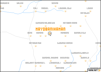 map of Mayo Bani Haman