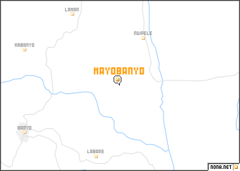 map of Mayo Banyo