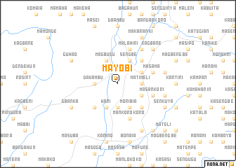 map of Mayobi