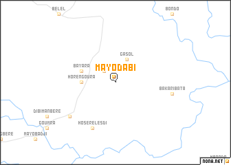 map of Mayo Dabi