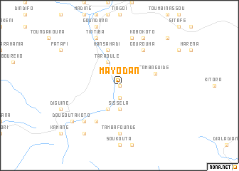 map of Mayodan