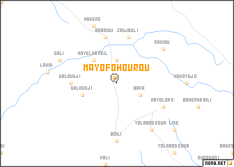 map of Mayo Fohourou