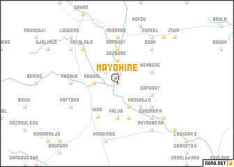 map of Mayo Hiné