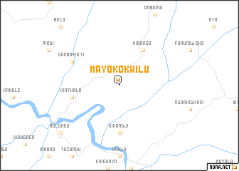 map of Mayoko-Kwilu