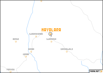 map of Mayo Lara