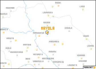 map of Mayola