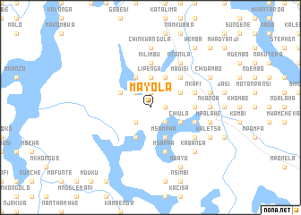 map of Mayola