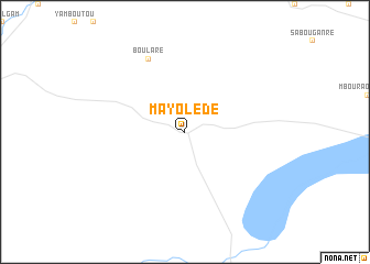 map of Mayo Lédé