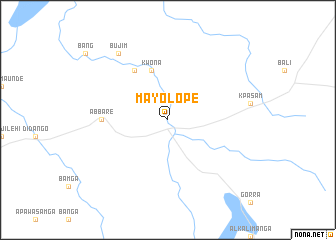 map of Mayo Lope