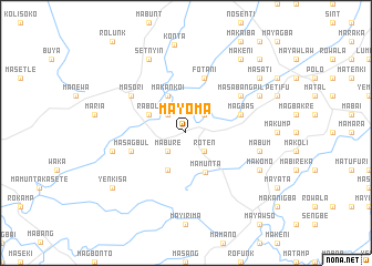 map of Mayoma