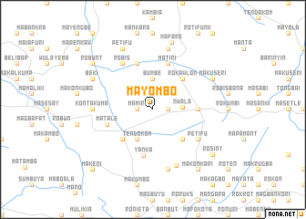 map of Mayombo