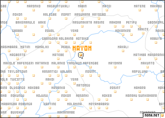 map of Mayom