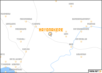 map of Mayo Nakéré