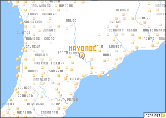 map of Mayonoc