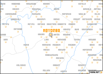 map of Mayorba