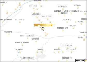 map of Mayorovka