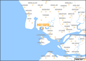 map of Mayoro