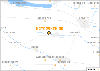 map of Mayorshchina