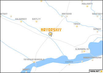 map of Mayorskiy