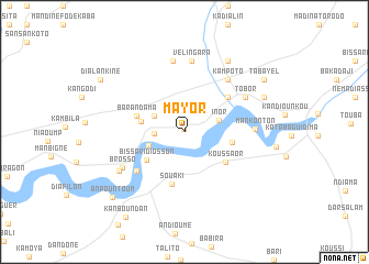 map of Mayor