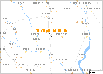 map of Mayo Sanganaré