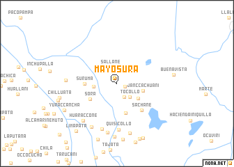 map of Mayosura