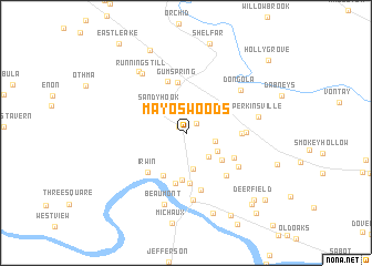 map of Mayos Woods