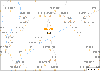 map of Mayos