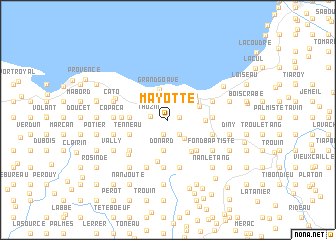 map of Mayotte