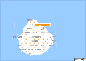 map of Mayoumbé