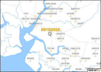 map of Mayoundé