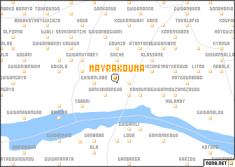 map of May Rakouma