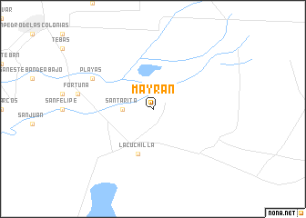 map of Mayrán