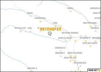 map of Mayrhofer