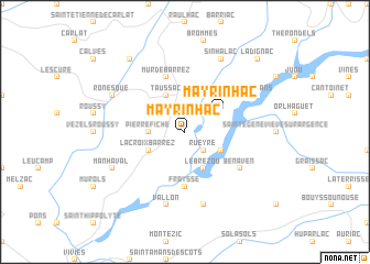 map of Mayrinhac