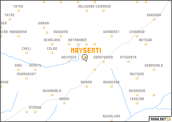 map of May Sentī