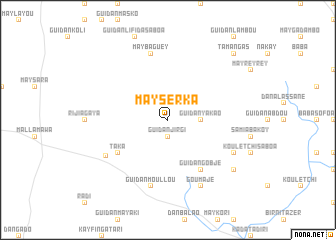 map of May Sèrka