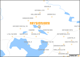 map of Maysionvara