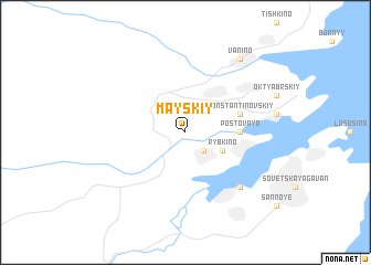 map of Mayskiy