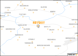 map of Mayskiy